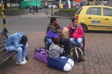  Venezuelan refugees in Bogota, Colombia